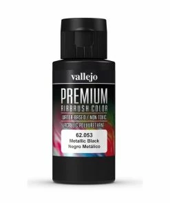 Ozzie Collectables All Board Games Vallejo Premium Colour - Metallic Black 60 Ml