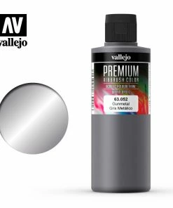 Ozzie Collectables Vallejo Premium Colour - Pearl & Metallics Gunmetal 200ml All Board Games