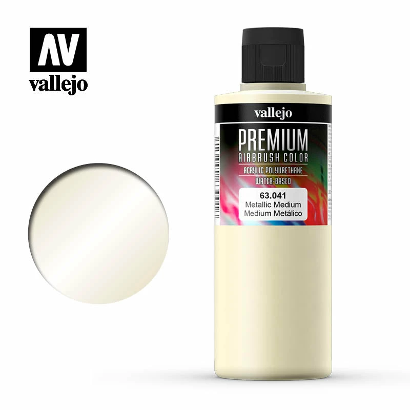 Ozzie Collectables Vallejo Premium Colour - Pearl & Metallics Metallic Medium 200ml All Board Games 1 Ozzie Collectables Vallejo Premium Colour - Pearl & Metallics Metallic Medium 200ml All Board Games
