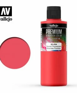 Ozzie Collectables Vallejo Premium Colour - Fluorescent Scarlet 200ml