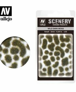 Ozzie Collectables Vallejo Scenery - Wild Tuft - Small - Dark Moss All Board Games