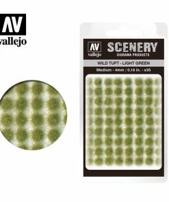 Ozzie Collectables Vallejo Scenery - Wild Tuft - Medium - Light Green All Board Games