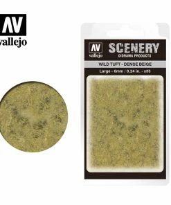 Ozzie Collectables All Board Games Vallejo Scenery - Wild Tuft - Large - Dense Beige