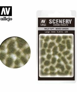 Ozzie Collectables Vallejo Scenery - Wild Tuft - Large - Mixed Green