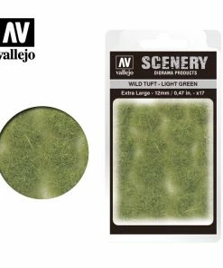 Ozzie Collectables All Board Games Vallejo Scenery - Wild Tuft - Extra Large - Light Green