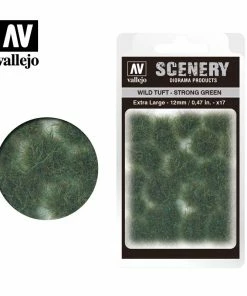 Ozzie Collectables All Board Games Vallejo Scenery - Wild Tuft - Extra Large - Strong Green