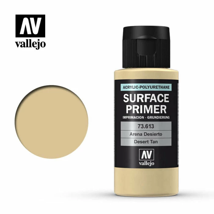 Ozzie Collectables Vallejo Surface Primer - Desert Tan Base 60 Ml 2 Ozzie Collectables Vallejo Surface Primer - Desert Tan Base 60 Ml