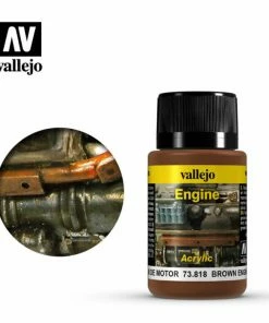 Ozzie Collectables Vallejo Weathering Effects - Brown Engine Soot 40 Ml All Board Games