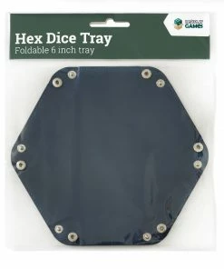 Ozzie Collectables All Board Games LPG Hex Dice Tray 6" Blue