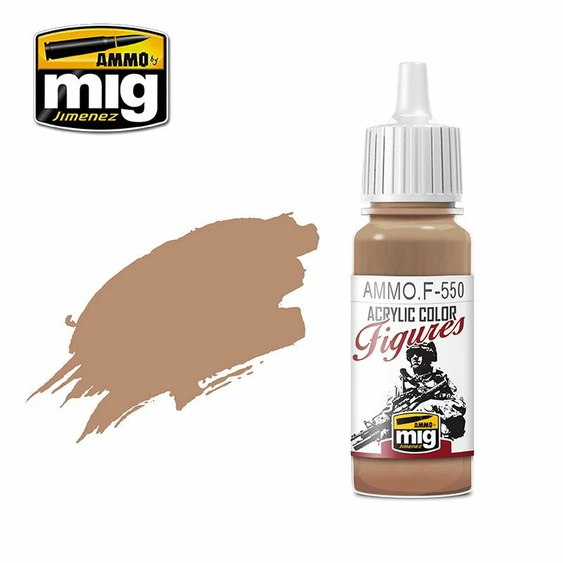 Ozzie Collectables Ammo By MIG Figures Paints Warm Skin Tone 17ml 1 Ozzie Collectables Ammo By MIG Figures Paints Warm Skin Tone 17ml