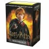 Ozzie Collectables Sleeves - Dragon Shield - Box 100 - MATTE Art - WizardingWorld Ron Weasley All Board Games