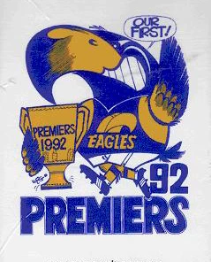 . WEG - West Coast 1992 AFL Card Set Sports Cards