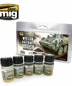 Ozzie Collectables Ammo By MIG Weathering Winter Autumn Ground Pigment Set