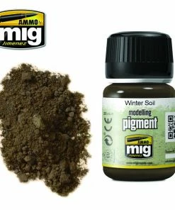 Ozzie Collectables All Board Games Ammo By MIG Pigments Winter Soil 35ml