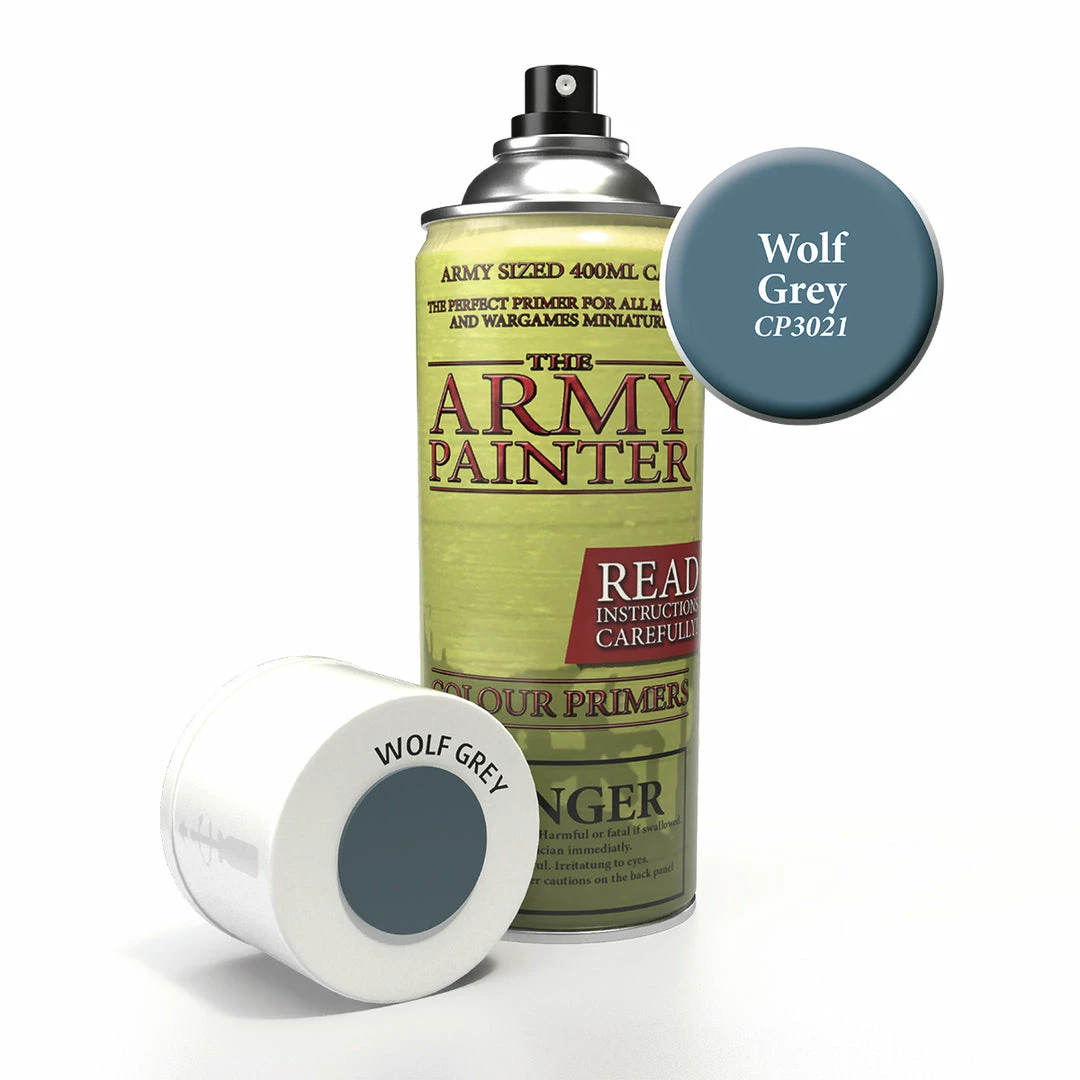 Ozzie Collectables Army Painter Spray Primer - Wolf Grey 400ml 1 Ozzie Collectables Army Painter Spray Primer - Wolf Grey 400ml