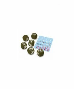 World Of Tanks Miniatures Game American Upgrade Pack Dice (x6) & Decal (x1) All Board Games