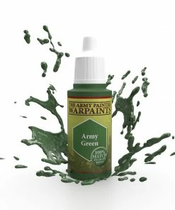 Ozzie Collectables All Board Games Army Painter Warpaints - Army Green Acrylic Paint 18ml