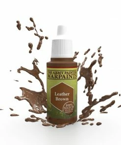 Ozzie Collectables Army Painter Warpaints - Leather Brown Acrylic Paint 18ml All Board Games
