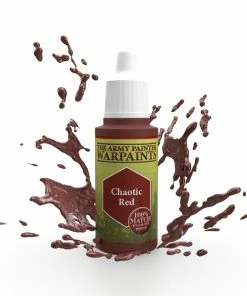 Ozzie Collectables Army Painter Warpaints - Chaotic Red Acrylic Paint 18ml All Board Games