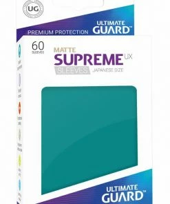 Ozzie Collectables All Board Games Ultimate Guard Supreme UX Sleeves Japanese Size Matte Petrol Blue (60)