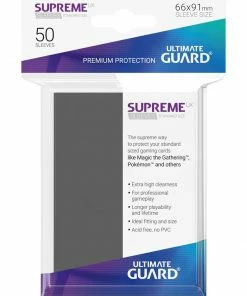 Ozzie Collectables All Board Games Ultimate Guard Supreme UX Sleeves Standard Size Dark Grey (50)