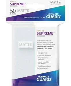 Ozzie Collectables Ultimate Guard Supreme UX Sleeves Standard Size Matte Frosted (50) All Board Games
