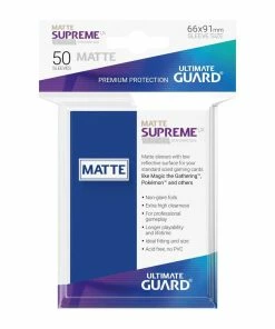Ozzie Collectables All Board Games Ultimate Guard Supreme UX Sleeves Standard Size Matte Royal Blue (50)