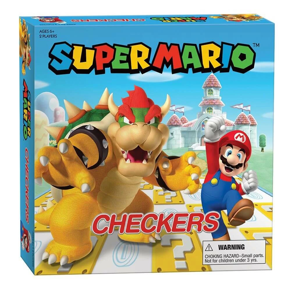 Ozzie Collectables Checkers: Super Mario VS Bowser 1 Ozzie Collectables Checkers: Super Mario VS Bowser