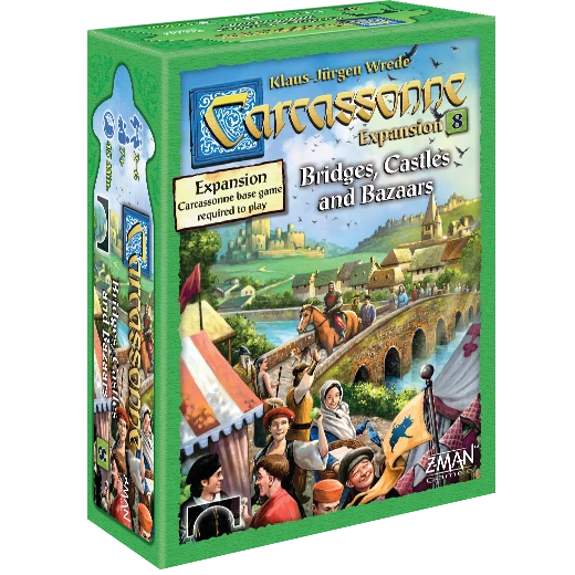 Carcassonne #8 Bridges Castles Bazaar All Board Games 1 Carcassonne #8 Bridges Castles Bazaar All Board Games